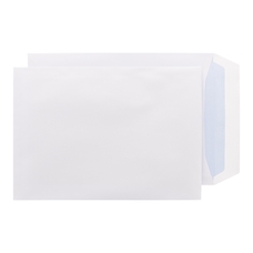C4 White Self Seal Pocket Envelopes - Box of 250